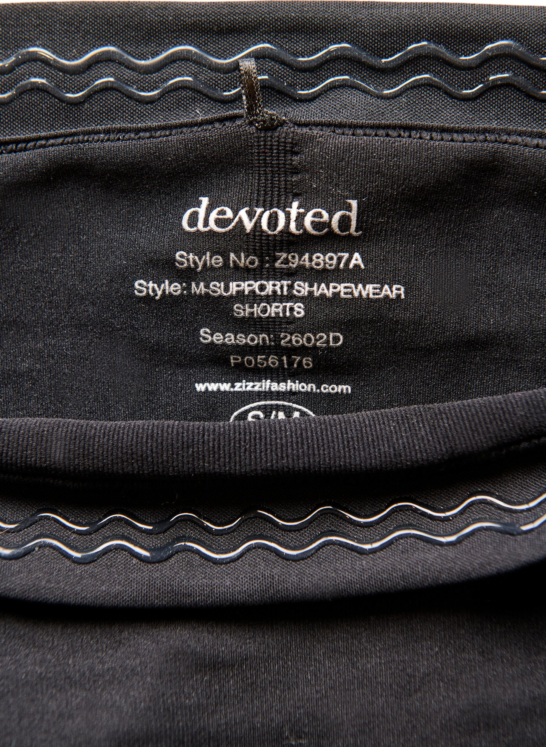 Zizzi Shapewear-Shorts mit mittlerem Halt und hoher Taille, Schwarz, Packshot image number 4