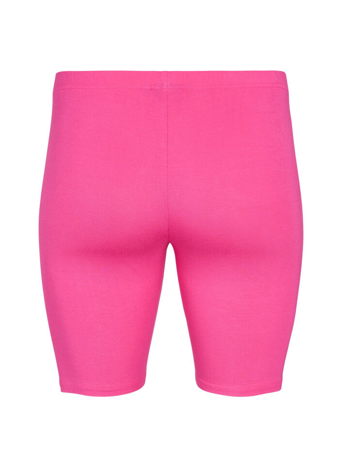 Einfarbige Basic Radlershorts, Pink, Packshot image number 1