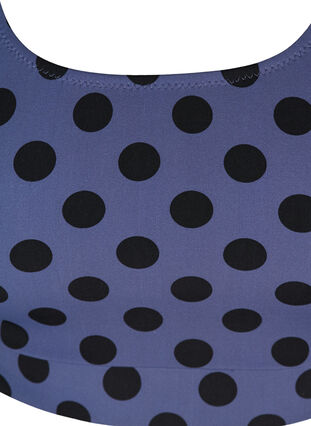 Bikini Oberteil, Blue Indigo Dot, Packshot image number 2