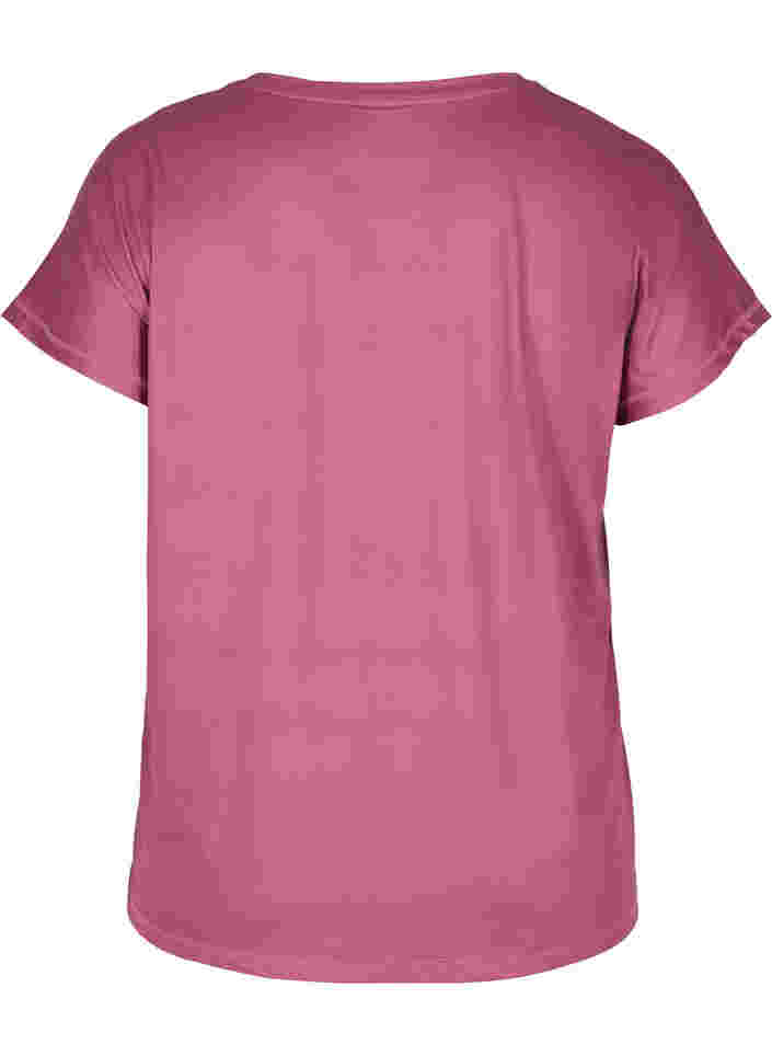 Einfarbiges Trainings-T-Shirt, Violet Quartz, Packshot image number 1