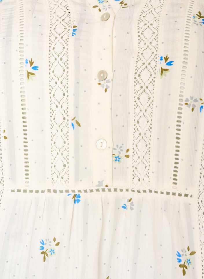 Bluse mit Print und 1/2-&Auml;rmeln, Vanille, Packshot image number 2