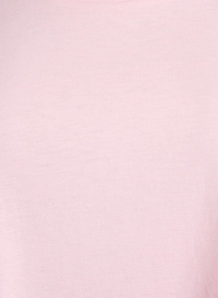 Kurz&auml;rmeliges T-Shirt aus Baumwollmischgewebe, Pink, Packshot image number 2