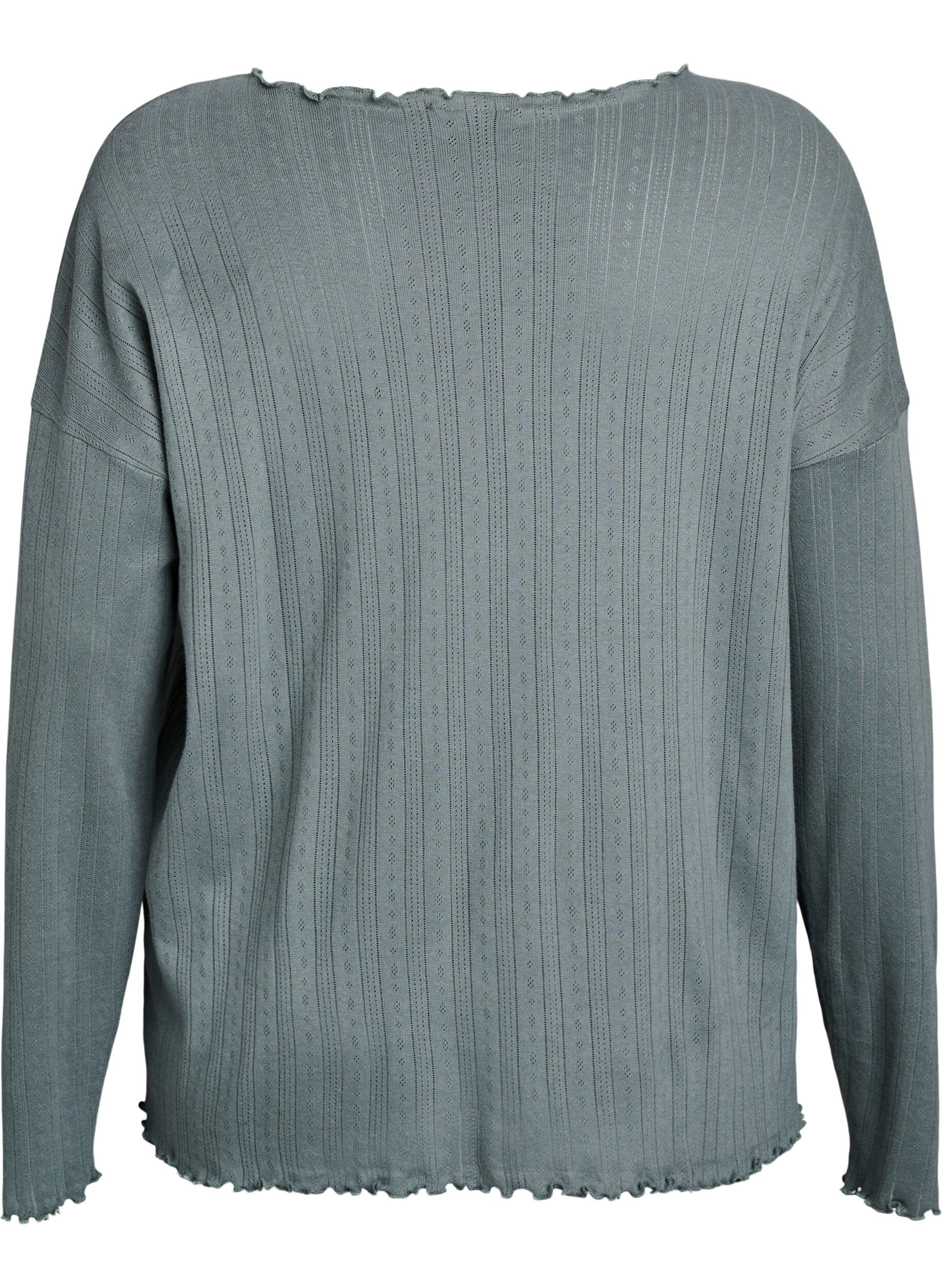 Zizzi Nachthemd aus Bio-Baumwolle, Gr&uuml;n, Packshot image number 1