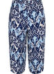 Culotte-Hose aus Viskose mit Aufdruck, Blue Ethnic AOP, Packshot image number 1