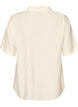 Bluse mit ellbogenlangen &Auml;rmeln und gebl&uuml;mten Details, Beige, Packshot image number 1