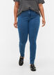 Hochtaillierte Super Slim Amy Jeans, Blau, Model image number 3