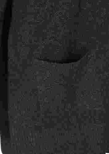 Melierter Strickcardigan mit Taschen, Dark Grey Melange, Packshot image number 3