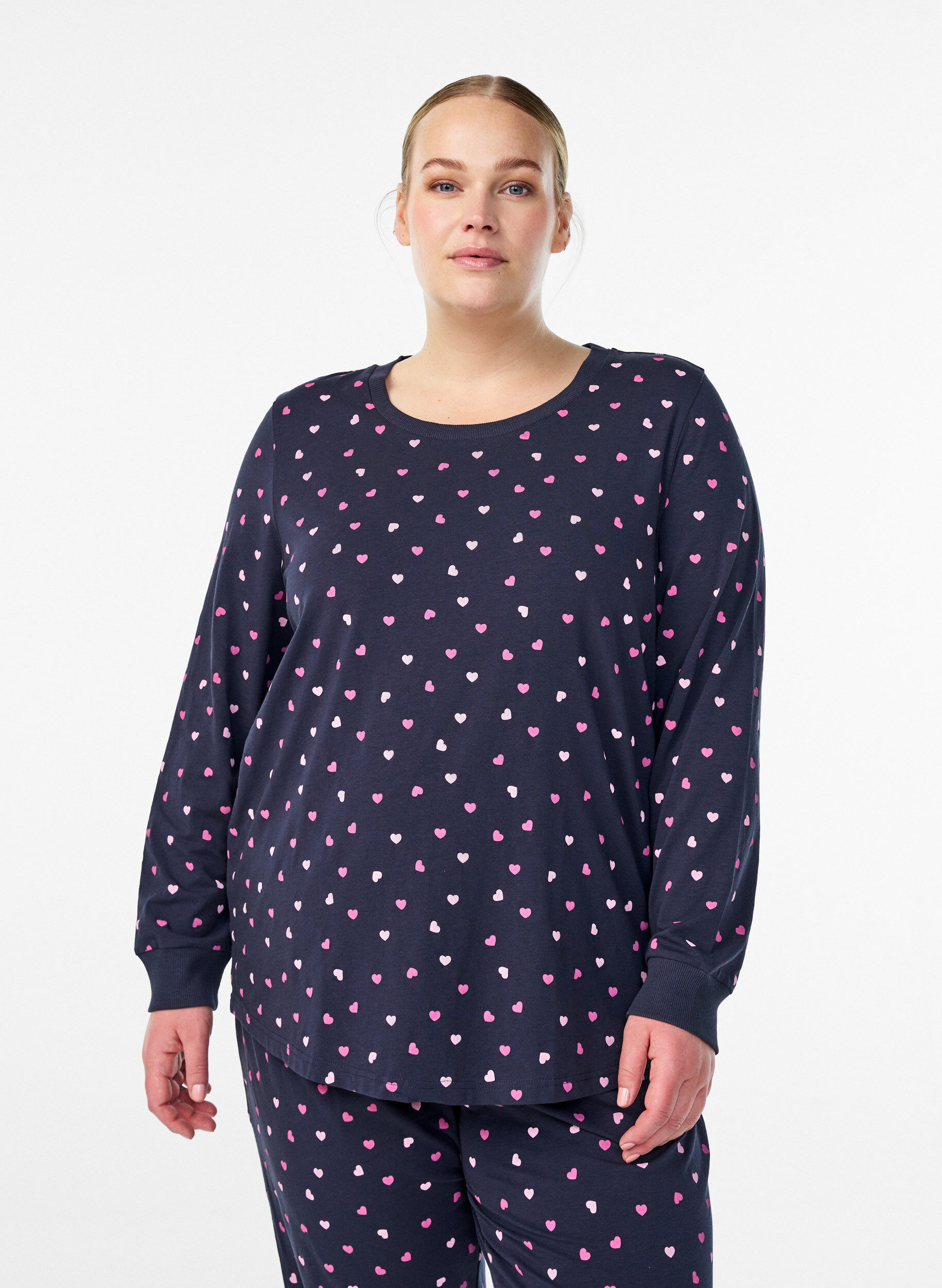 ZizziBedrucktes Schlaftop, Blau, Model image number 0