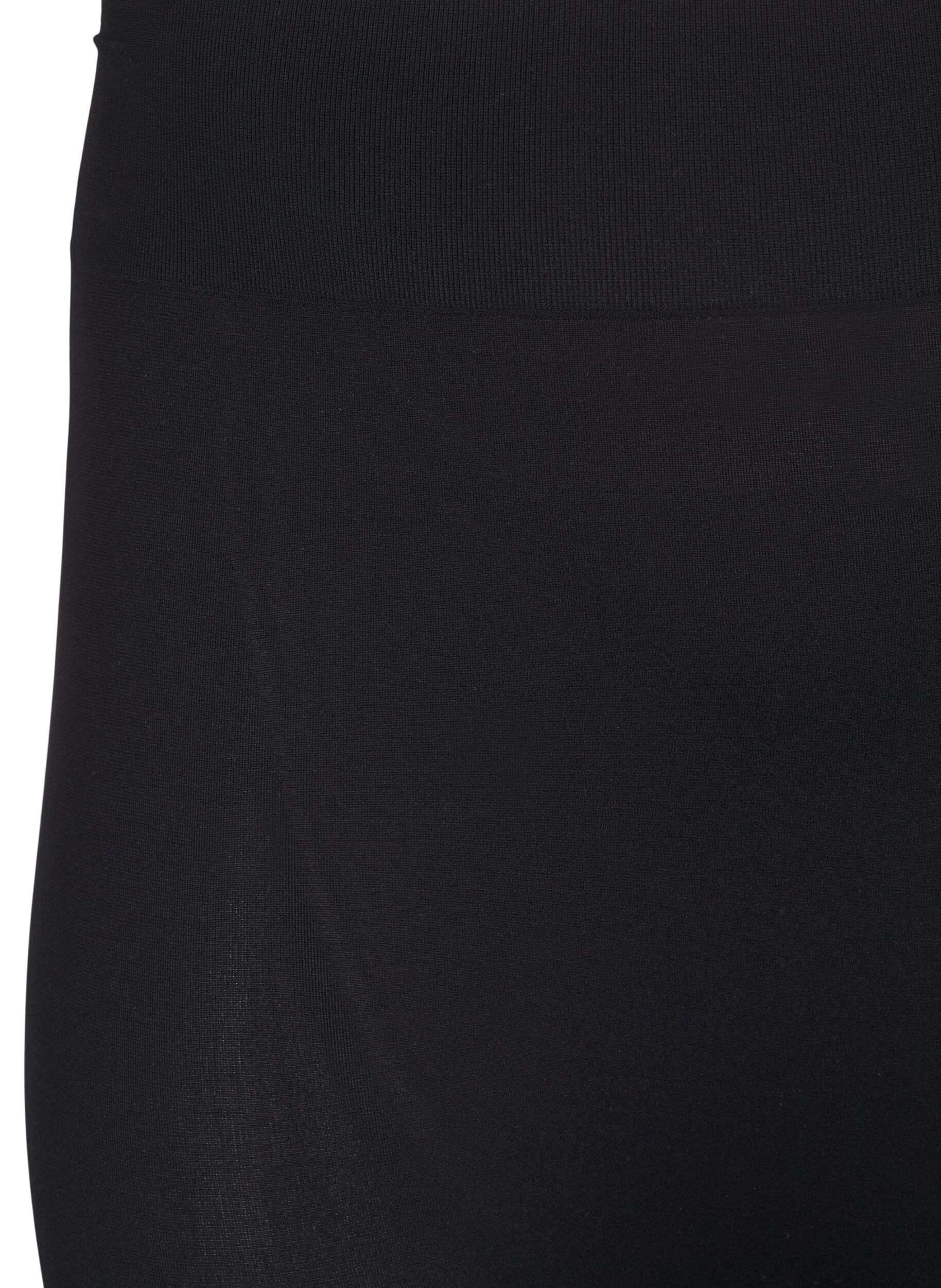 Zizzi Nahtlose Basic-Leggings, Schwarz, Packshot image number 2