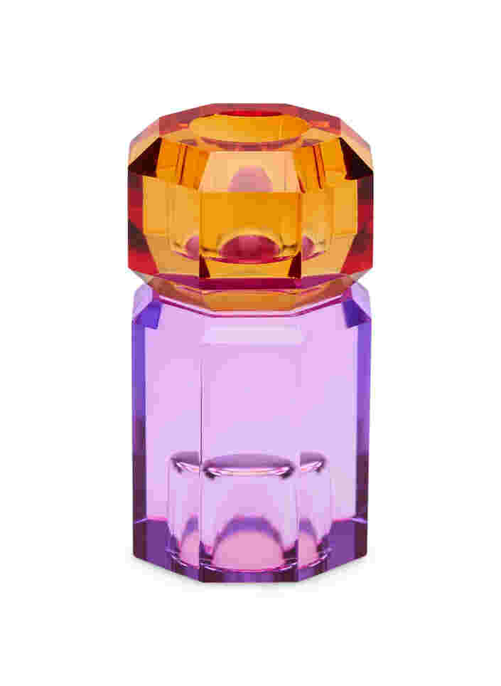 Kristall-Kerzenleuchter, Amber/Violet, Packshot image number 1