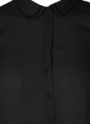 Langarm Bluse, Black, Packshot image number 2