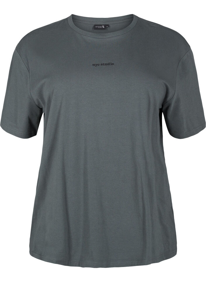 Sportliches T-Shirt aus Bio-Baumwolle, , Packshot image number 0