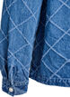 Jeanshemd mit Destroyed-Muster und Perlendetails, Blau, Packshot image number 3