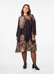 Midikleid mit Paisley-Print, Black Paisley, Model image number 2