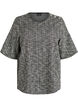 Bluse aus Webstoff mit Knopfdetail, Vanille, Packshot image number 0
