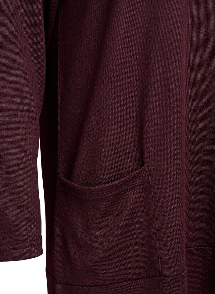 Hochgeschlossenes Jerseykleid mit Taschen, Rot, Packshot image number 3