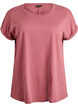 T-Shirt aus Baumwollmischung mit kurzen &Auml;rmeln, Rot, Packshot image number 0