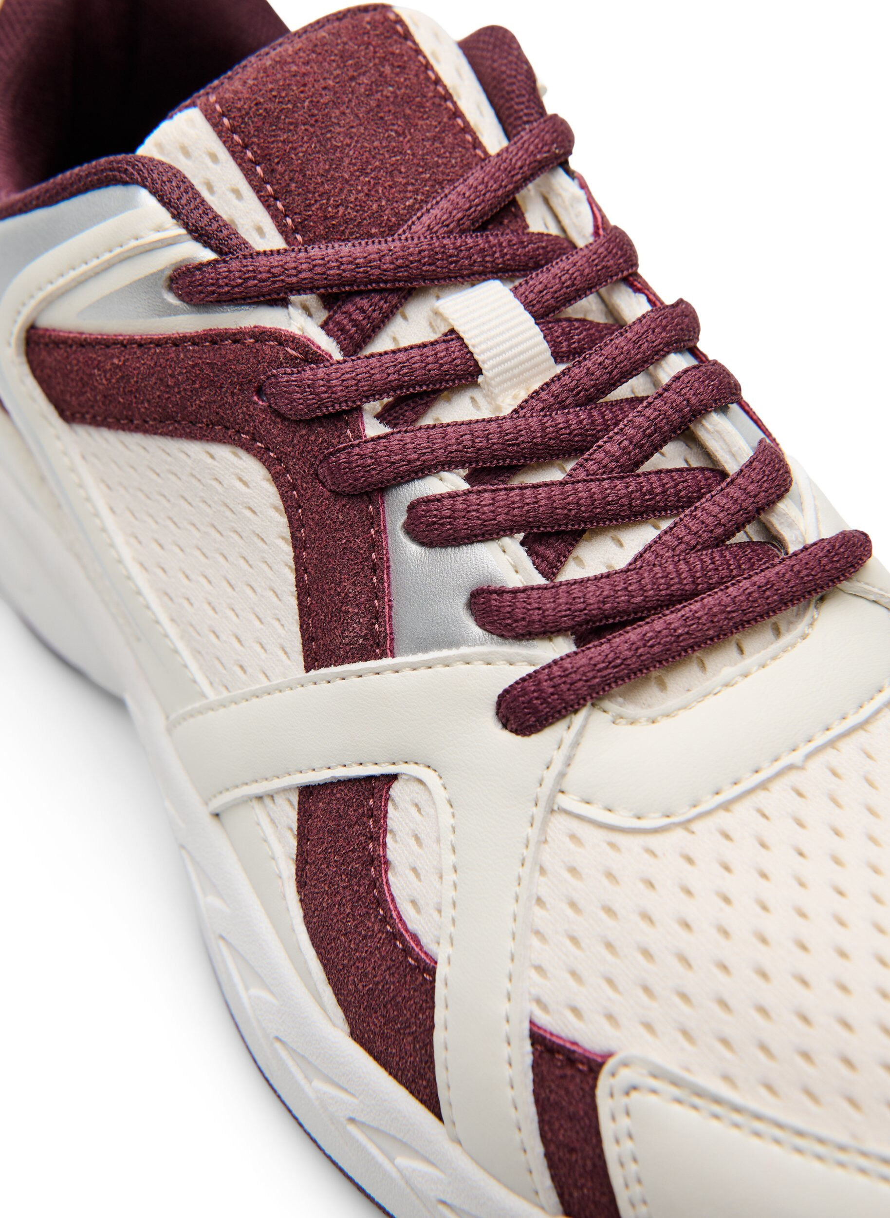Zizzi Sportliche Sneakers mit Mesh, Rot, Packshot image number 3