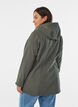 Softshelljacke aus kurzem Schnitt mit abnehmbarer Kapuze, Grau, Model image number 2
