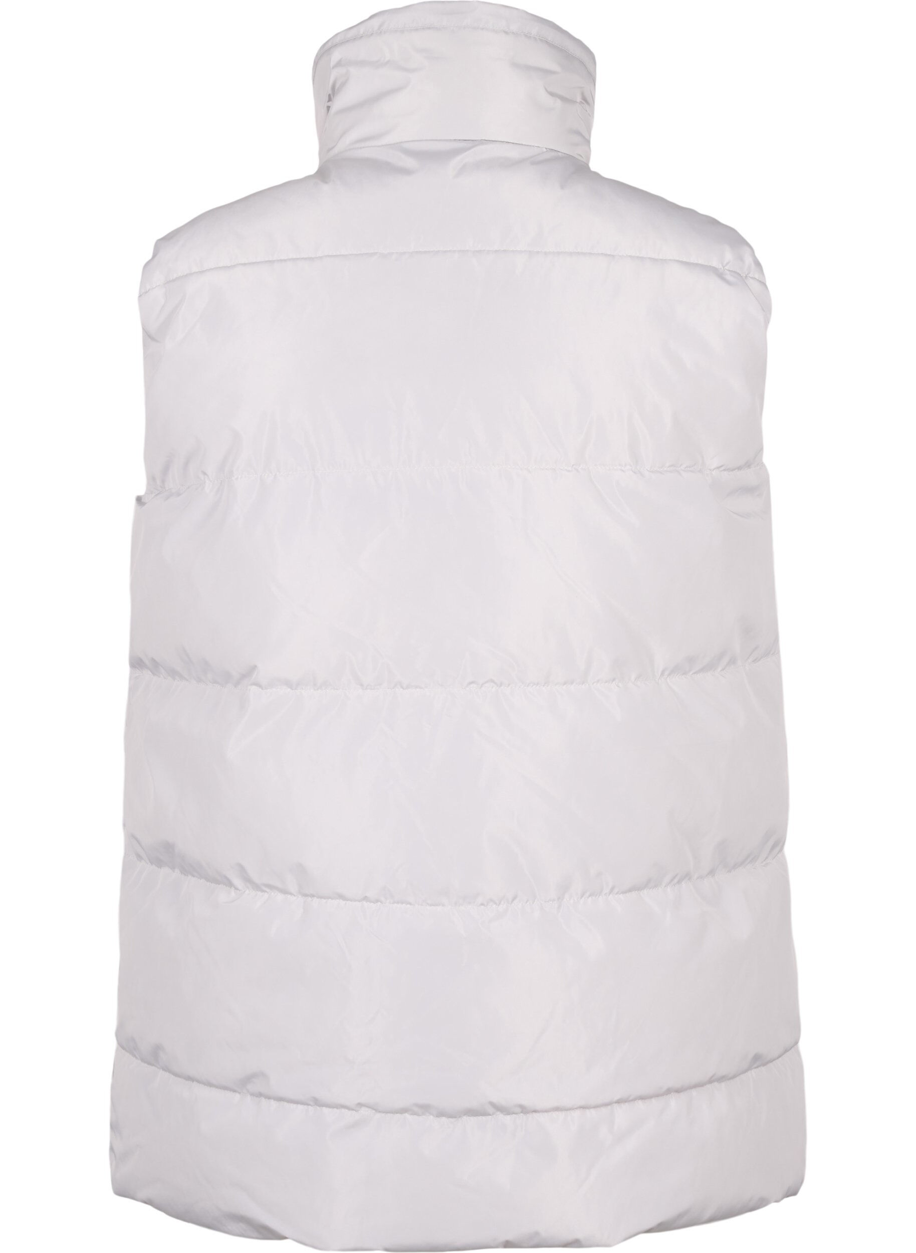 Zizzi Sportliche Weste mit hohem Kragen und Taschen, Pearl Blue, Packshot image number 1