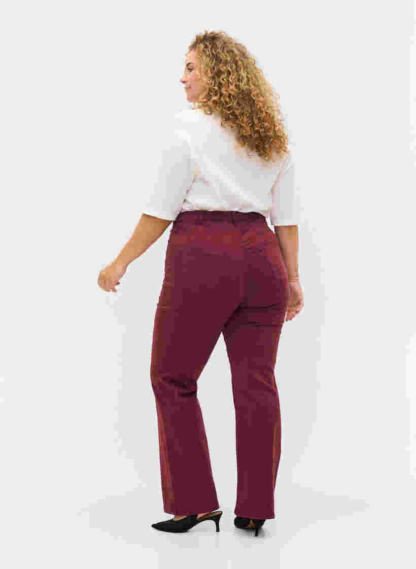 Flared Jeans mit extra hoher Taille, Port Royale, Model image number 1
