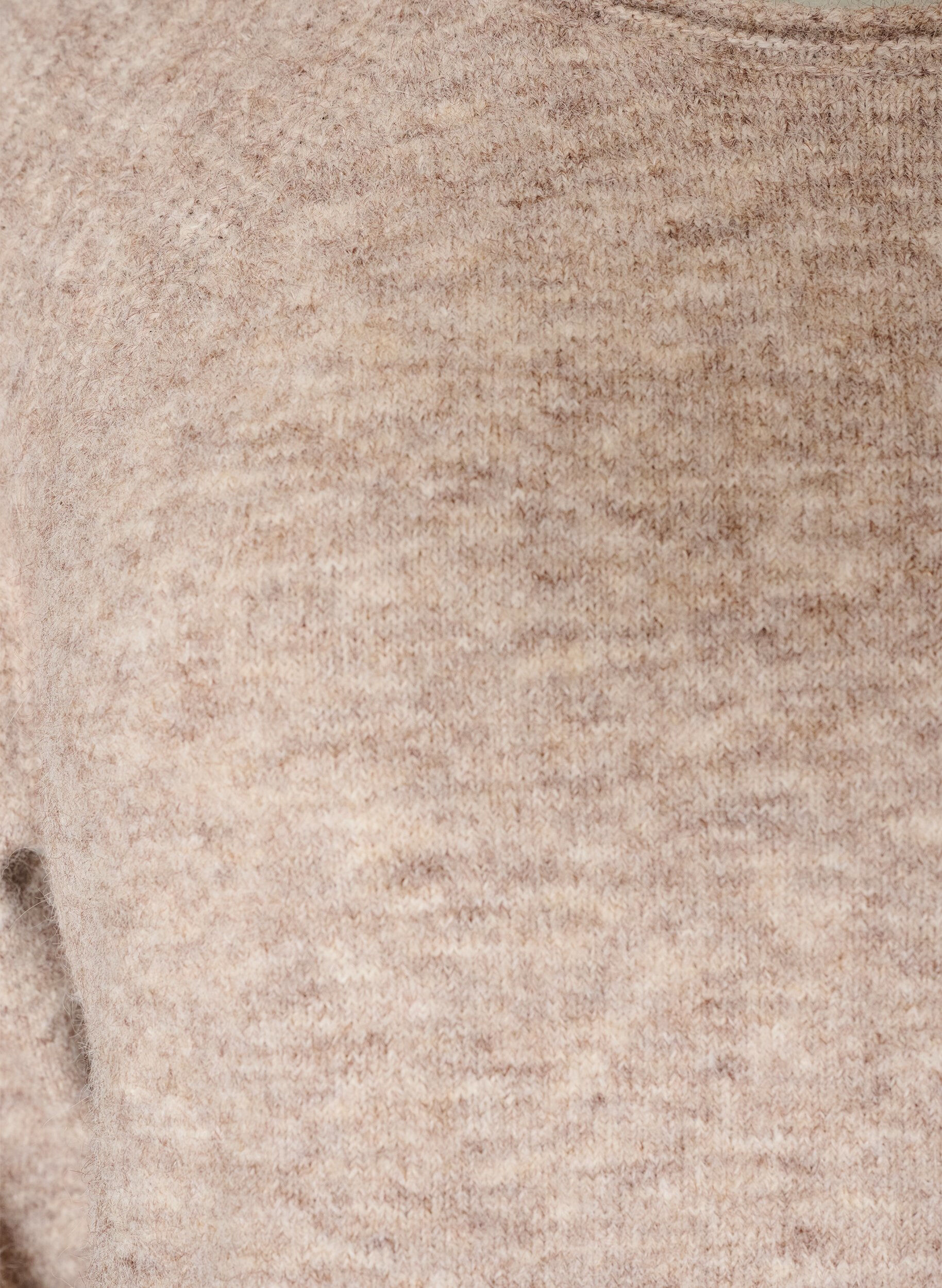 ZizziStrickpullover mit Raglan&auml;rmeln und breitem Spitzenbesatz, Beige, Packshot image number 2