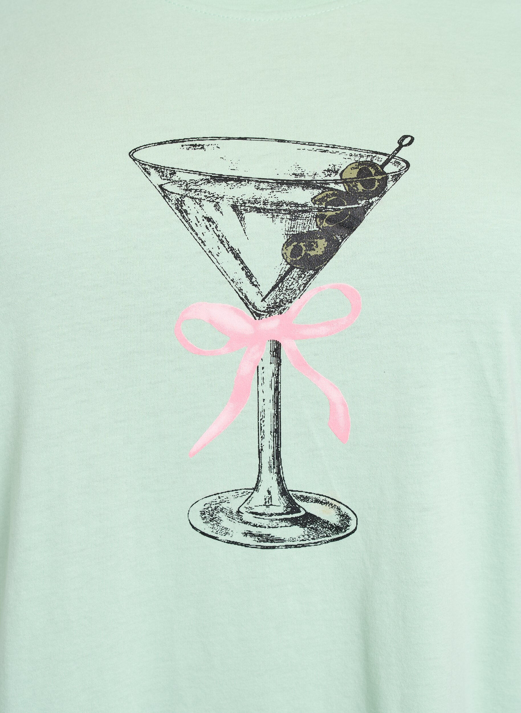 Zizzi FLASH - T-Shirt mit Print, Gr&uuml;n, Packshot image number 2