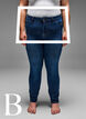 Slim fit Jeans mit normaler Taille, Dark Blue, Model image number 1