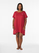 Kurzärmeliges Nachthemd aus Bio-Baumwolle, Rot, Model image number 1