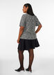 Bluse aus Webstoff mit Knopfdetail, Vanille, Model image number 2