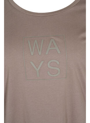 Kurzarm T-Shirt aus Baumwolle mit Aufdruck, Falcon WAYS, Packshot image number 2