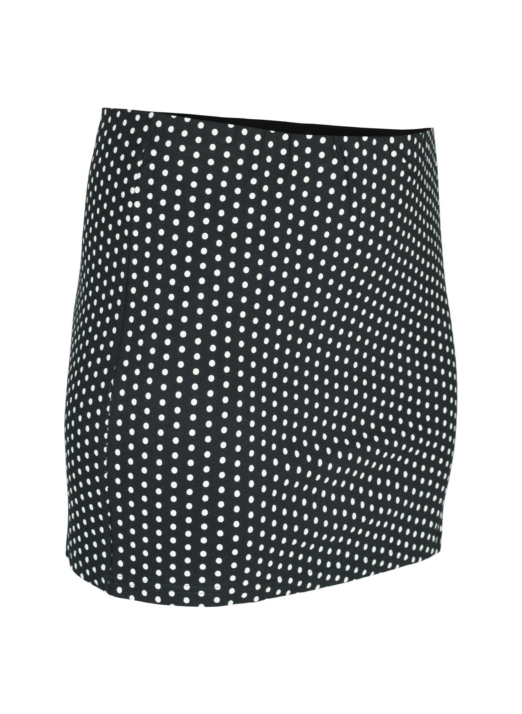 Zizzi 2er-Pack Top Extender, Black/Black Dot, Packshot image number 3