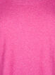 Lange Strickbluse mit Knopfdetail an der Seite, Raspberry Rose Mel., Packshot image number 2