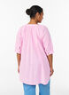 Tunika aus Baumwolle mit V-Ausschnitt, Pink, Model image number 2