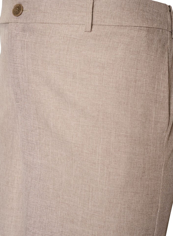 Lockere Bermudashorts mit hoher Taille, Braun, Packshot image number 2