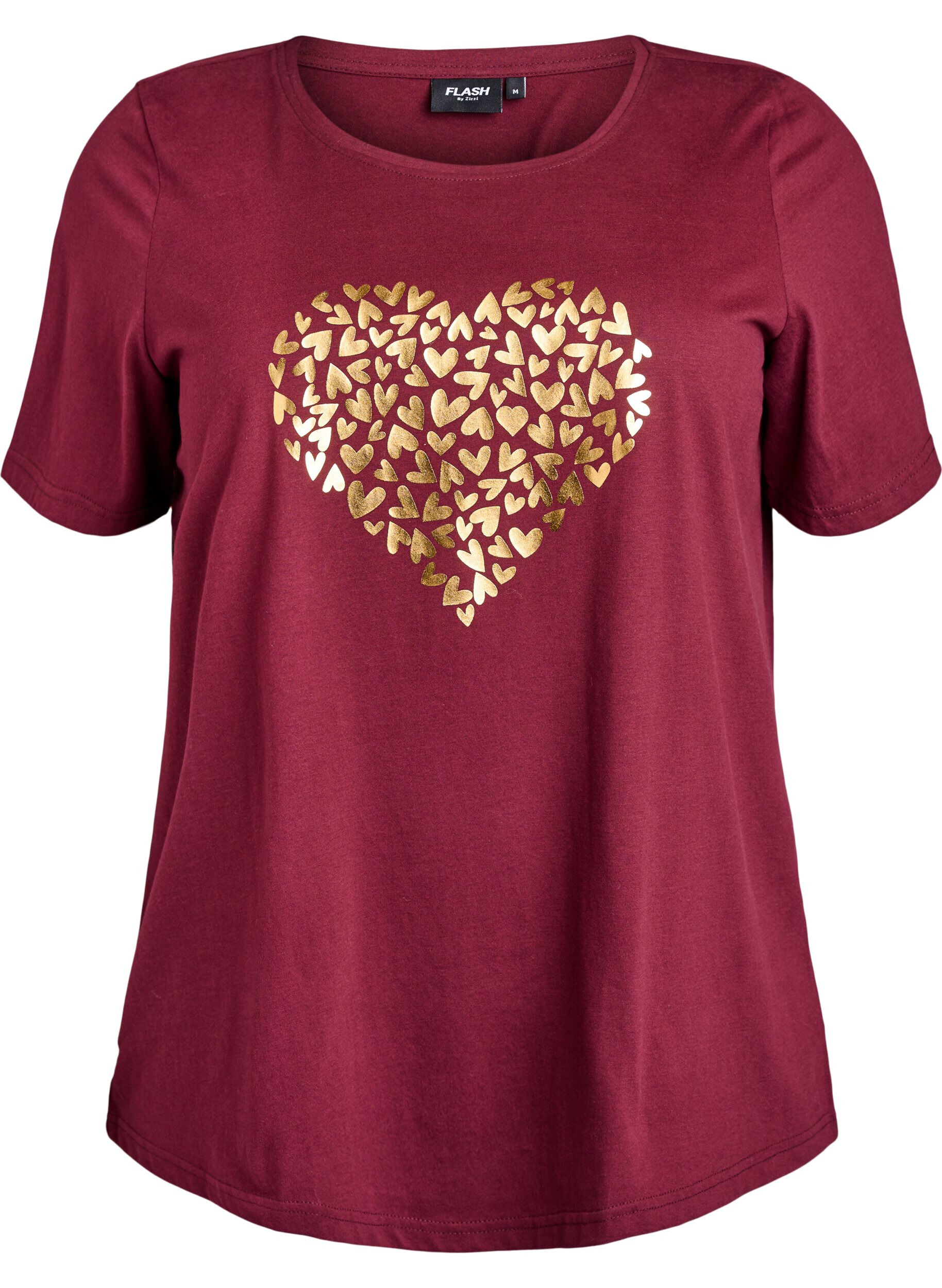 Zizzi FLASH - T-Shirt mit Print, Rot, Packshot image number 0