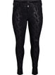 Slim-fit-Hose mit Schlangenmuster, Schwarz, Packshot image number 0