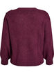Strickbluse mit Knopfleiste, Dunkles Bordeaux, Packshot image number 1