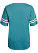 Sportliches Oversize-College-T-Shirt, Blau, Packshot image number 1