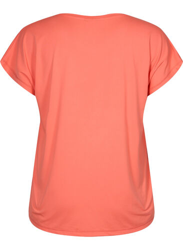 Kurzärmeliges Trainings-T-Shirt, Living Coral, Packshot image number 1