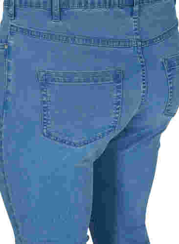 Hochtaillierte Super Slim Amy Jeans, Light blue, Packshot image number 3