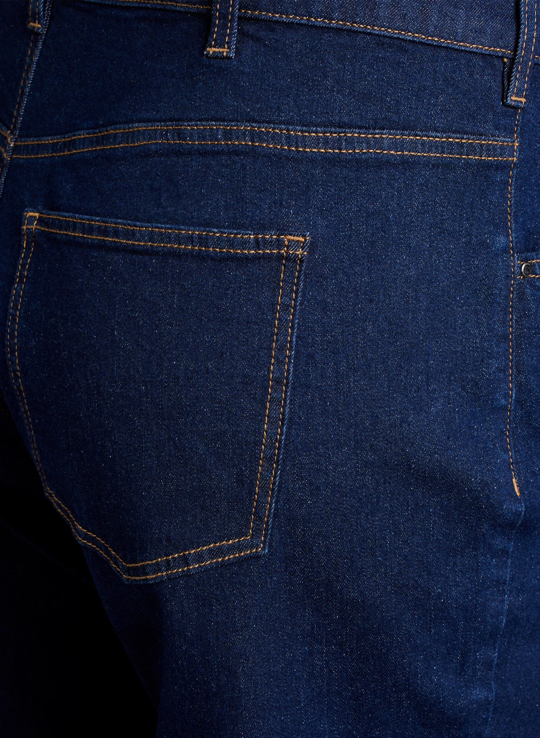 ZizziGek&uuml;rzte Vera Jeans mit geradem Bein, Blau, Packshot image number 3