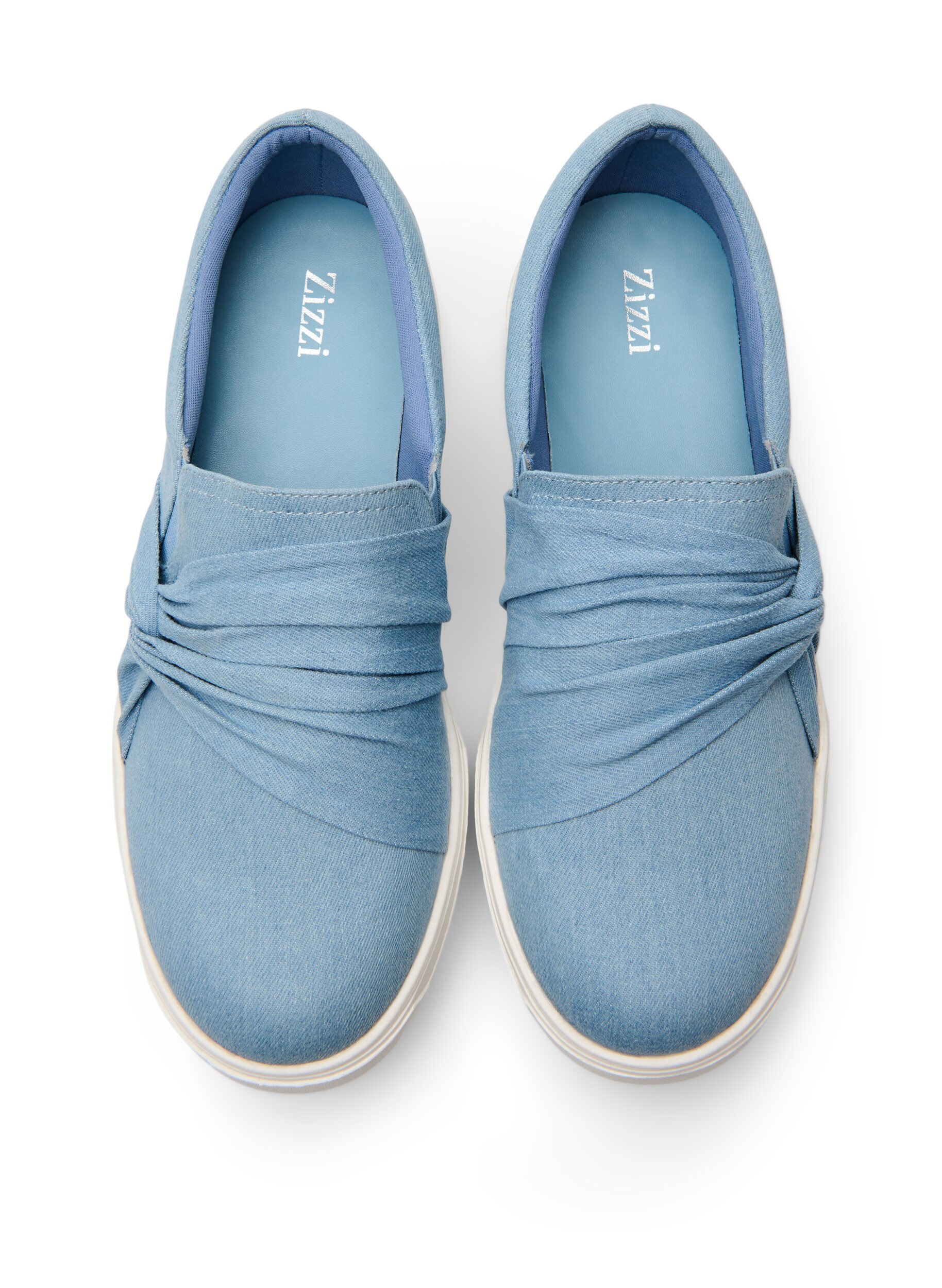 Zizzi Extra-Weite - Slip-On mit Knotendetail, Blau, Packshot image number 2