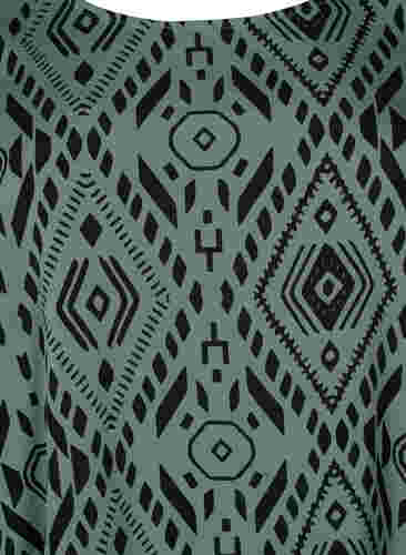 FLASH - Bluse mit kurzen Ärmeln und Print, Balsam Graphic, Packshot image number 2
