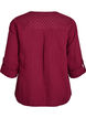 Bluse aus Baumwollmusselin mit Lochstickerei, Dunkles Bordeaux, Packshot image number 1