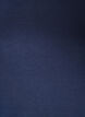 Basic-T-Shirt mit U-Boot-Ausschnitt und 3/4-&Auml;rmeln, Blau, Packshot image number 2