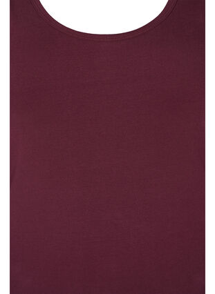 Solide Farbe Grundoberteil aus Baumwolle, Winetasting, Packshot image number 2