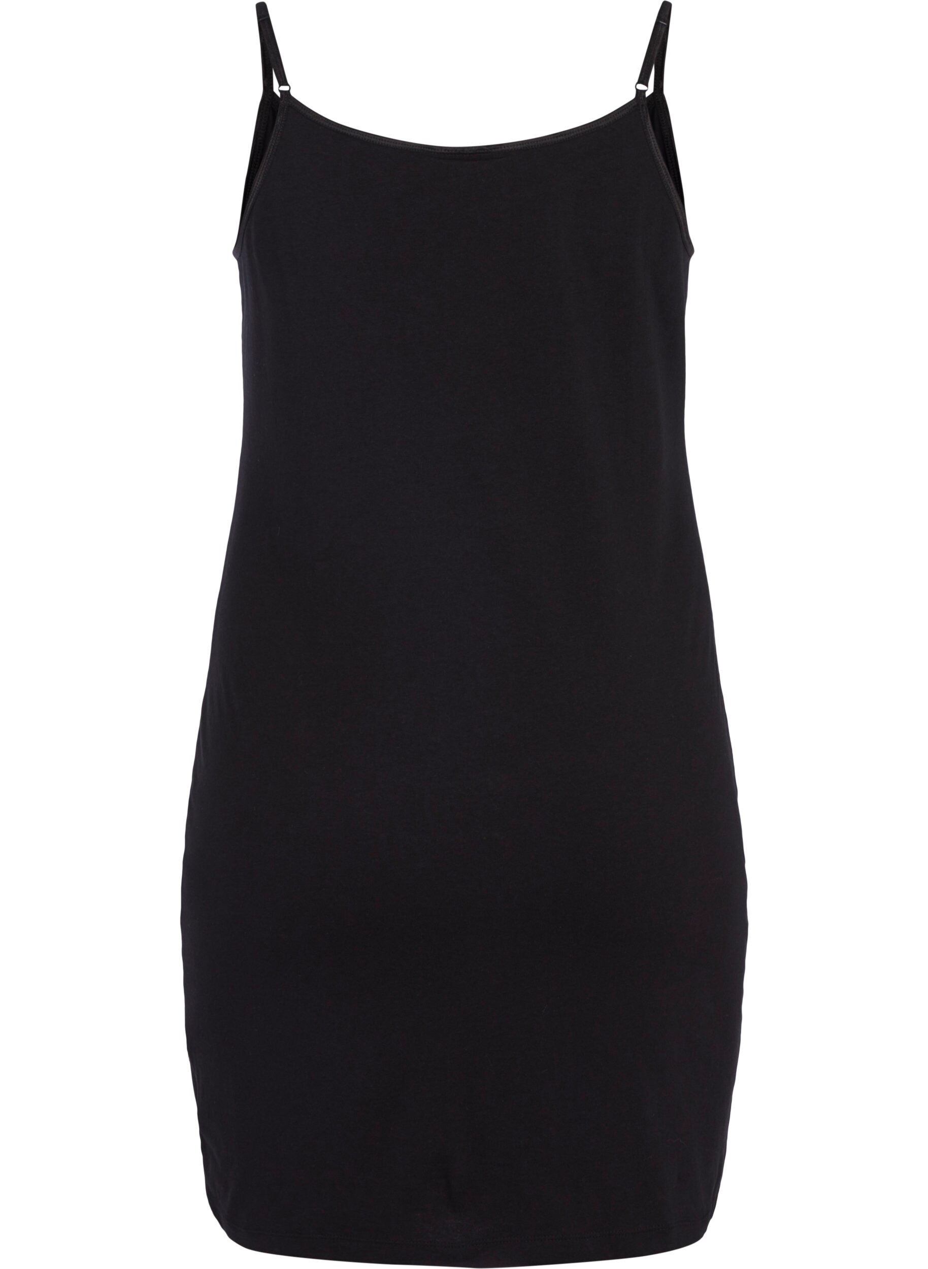 ZizziLanges basic Top aus Baumwolle, Schwarz, Packshot image number 1
