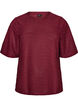 Bluse mit Struktur und Glitzer, Rot, Packshot image number 0