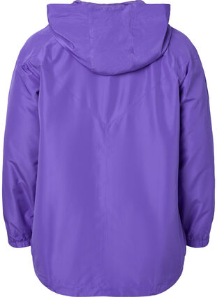 Kurze Jacke mit Kapuze und verstellbarer Saum, Purple Opulence, Packshot image number 1